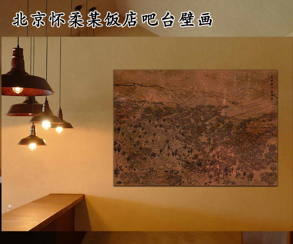 铜板装饰画、大荣铜画、铜板装饰画钢笔线条画