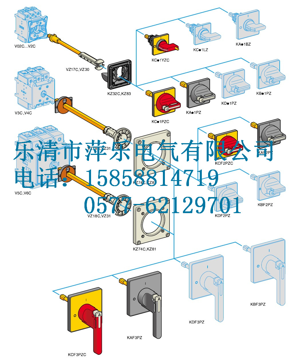 浙江温州供应施耐德Vario系列负荷开关V02C V5C V3C KCD1PZC V4C