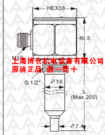 上海上海供应SP201-L-BR-A2-0065流量液位开关