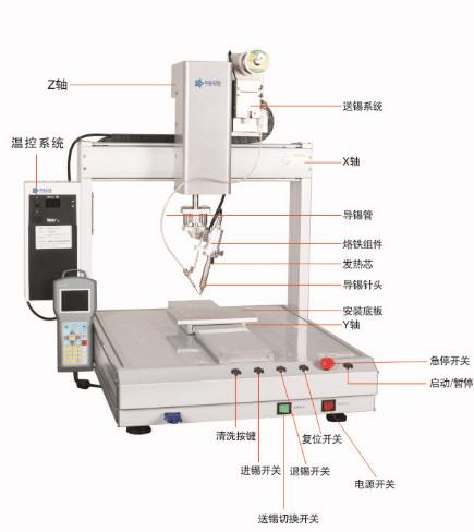 上海上海供应焊锡机全自动焊锡机五轴焊锡机选利延延自动化焊锡机器人