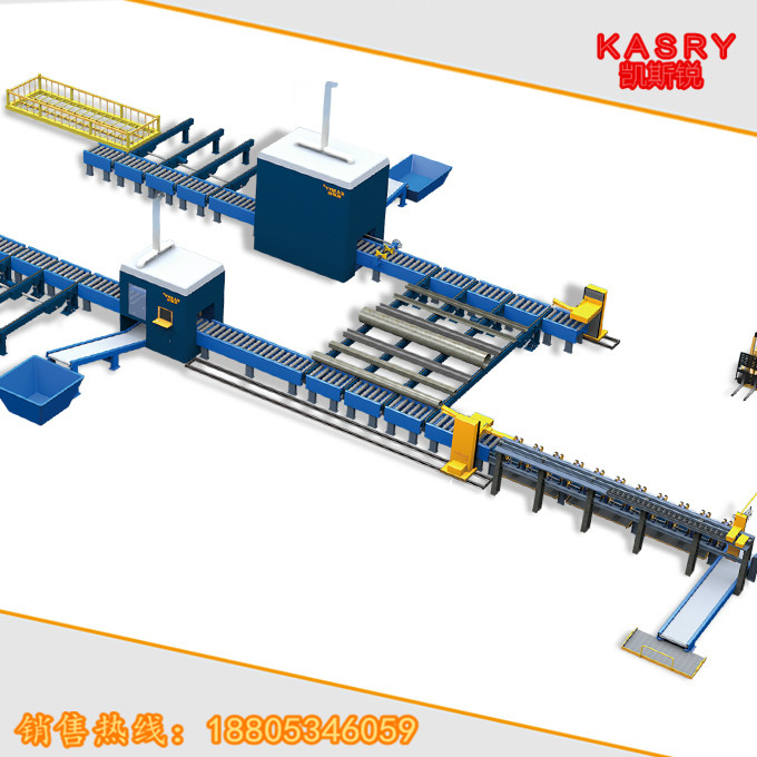 上海上海H型钢自动切割机槽钢角钢切割设备