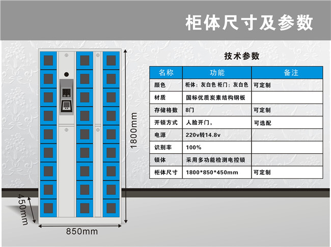 广东广州深圳存包柜_强固_卖场存包柜