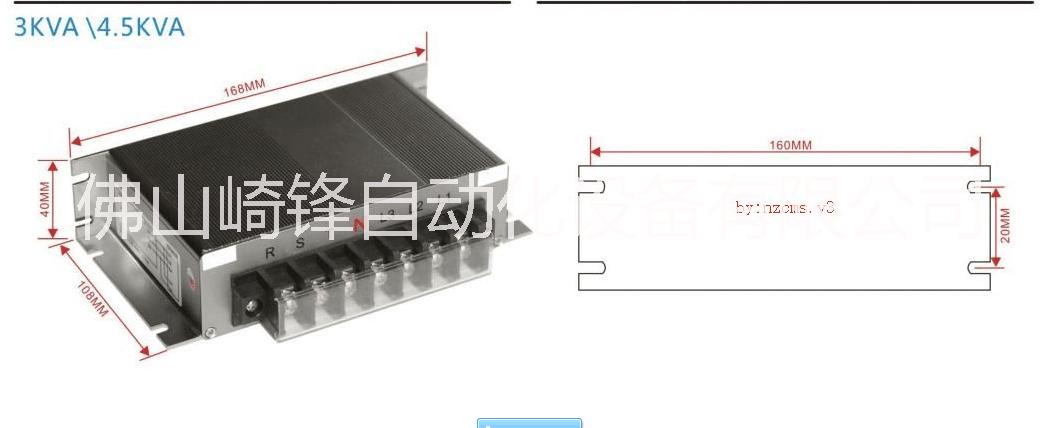 供应用于转换电压的伺服智能电子变压器，电压三相380V转三相200V