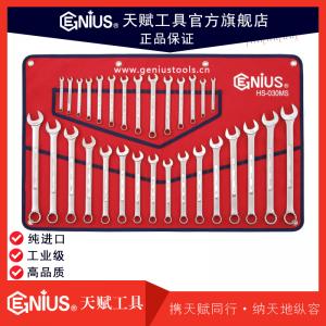 天津天津天赋工具30件套公英制两用扳手组HS-030MS