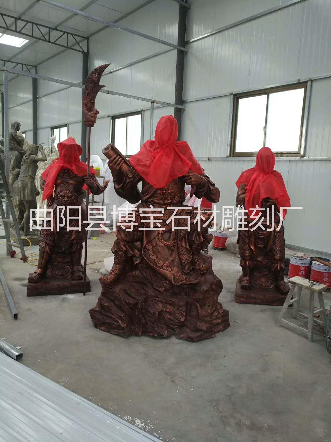 河北河北玻璃钢关公雕塑财神 树脂工艺品人物 神像关公彩绘批发 玻璃钢关公雕塑