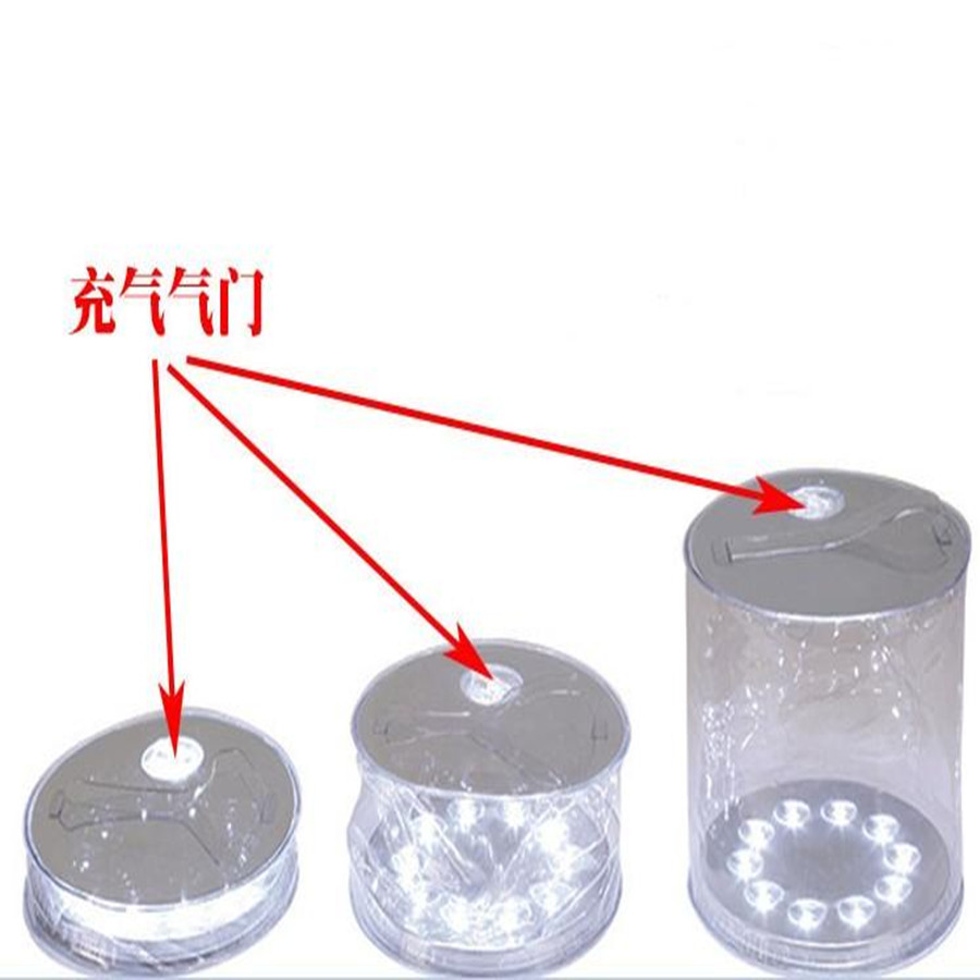 供应太阳能充气灯LED台灯太阳能野营灯应急灯