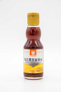 江苏江纯正黑芝麻香油225ml