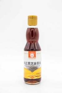 江苏江纯正黑芝麻香油400ml