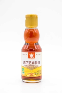 江苏江纯正芝麻香油225ml