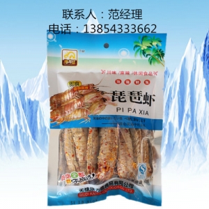 山东滨州香辣红烧琵琶虾80g/袋