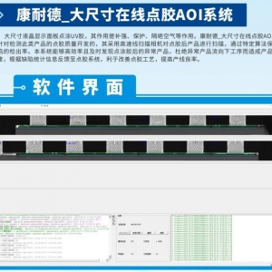 广东东莞自动化AOI检测系统 康耐德智能视觉点胶系统