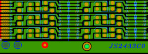 广东佛山JG3528RGB-26灯/条-3V-650*5MM灯距2.5CM软灯条定做/FPC线路板/FPC电路板