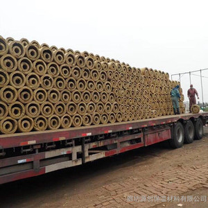 江苏泰州兴化A级防火岩棉管热力管道保温岩棉管**复合岩棉管贴箔岩棉管建材