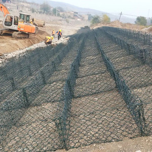 持美雷诺河床护垫河道治理水利工程用低碳钢丝镀锌钢丝网建材