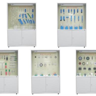 供应昆山深蓝宇金属切削刀具示教陈列柜