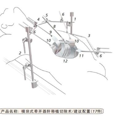 北京北京供应行肝脏移植切除术牵开器，肝脏移植拉钩，肝脏牵开器套件