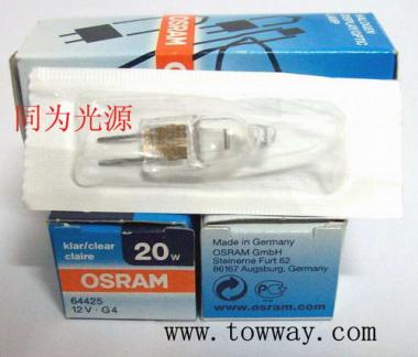 供应OSRAM 64425 12V20W G4显微镜灯泡