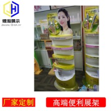 广东广东亚克力有机玻璃化妆品展示架唇膏口红化妆用品展示架亚克力定制展架批发厂家直销工厂定制展架 卡姿兰落地式展示架