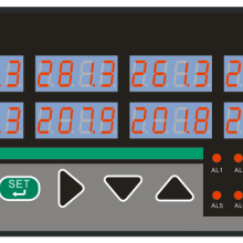 河北唐山供应TWP四回路八回路显示控制仪多种模拟量信号智能设置小系统集中测量显示仪表