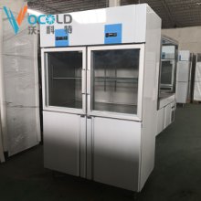 广东广州四门冷冻冰箱 商用厨房冰箱 沃科特 定制不锈钢立式冷藏冷冻双温柜