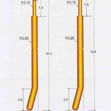 现货供应光板测试探针 进口030 pogo弹簧单头探针