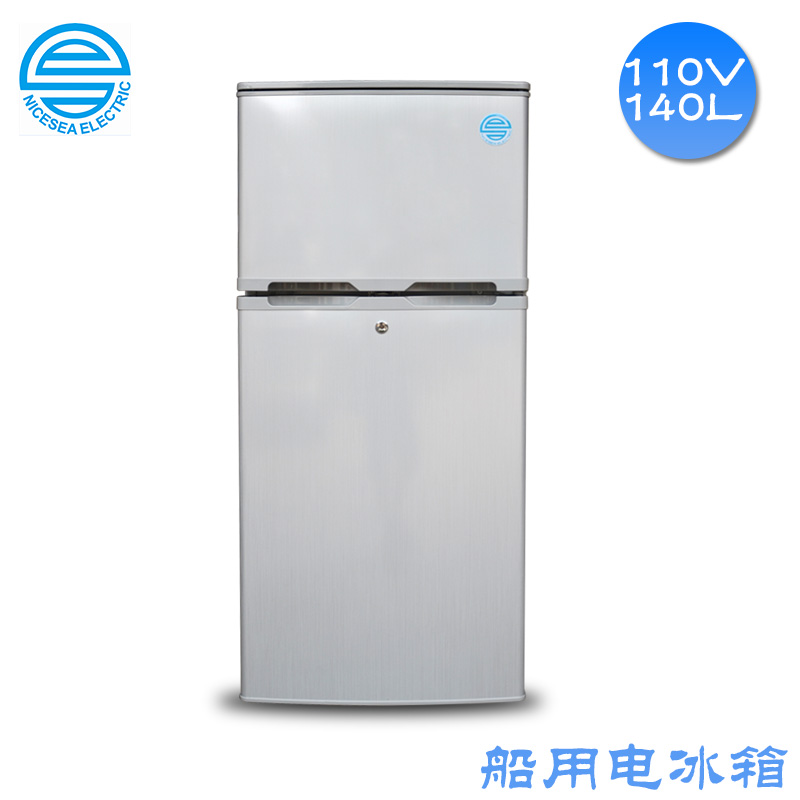 广东广东110V伏船用外贸电冰箱140L 船用外贸冰箱