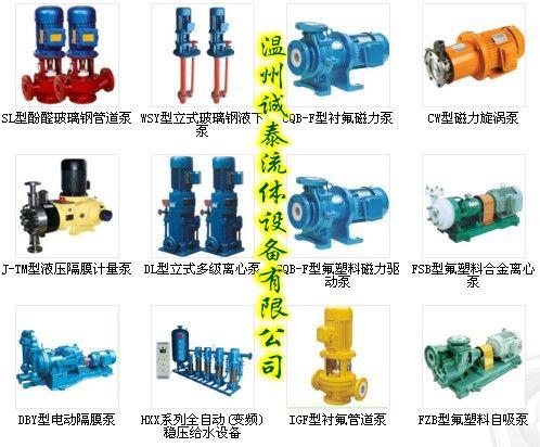 供应各类泵、化工