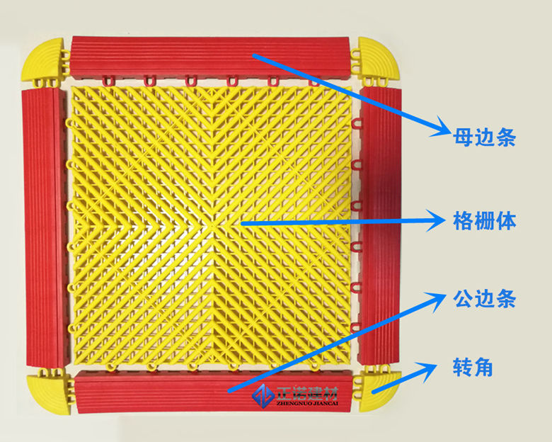 洗车房塑料拼接格栅板高分子4s店