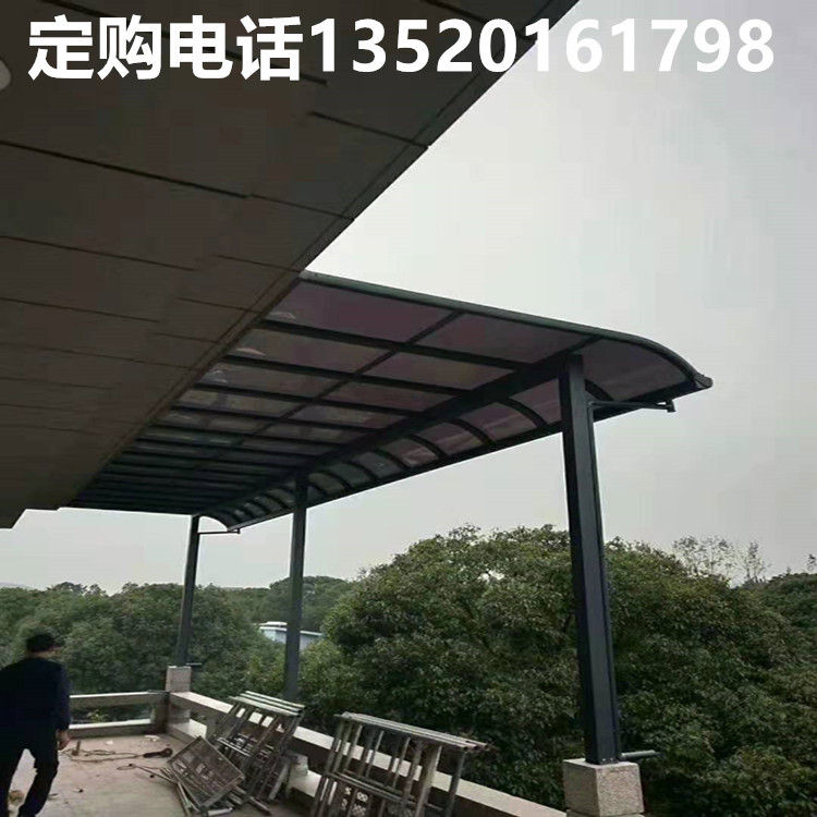 北京北京铝合金雨棚 铝合金遮阳防雨车棚 露台雨棚 阳台雨棚 铝合金窗棚 门口铝合金防雨棚