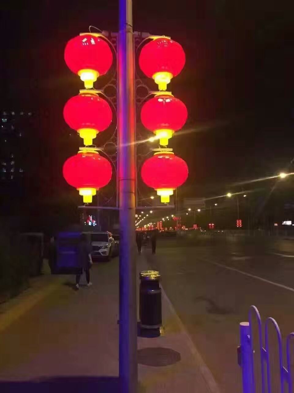 厂家直销LED工程灯笼道路景观节日照明