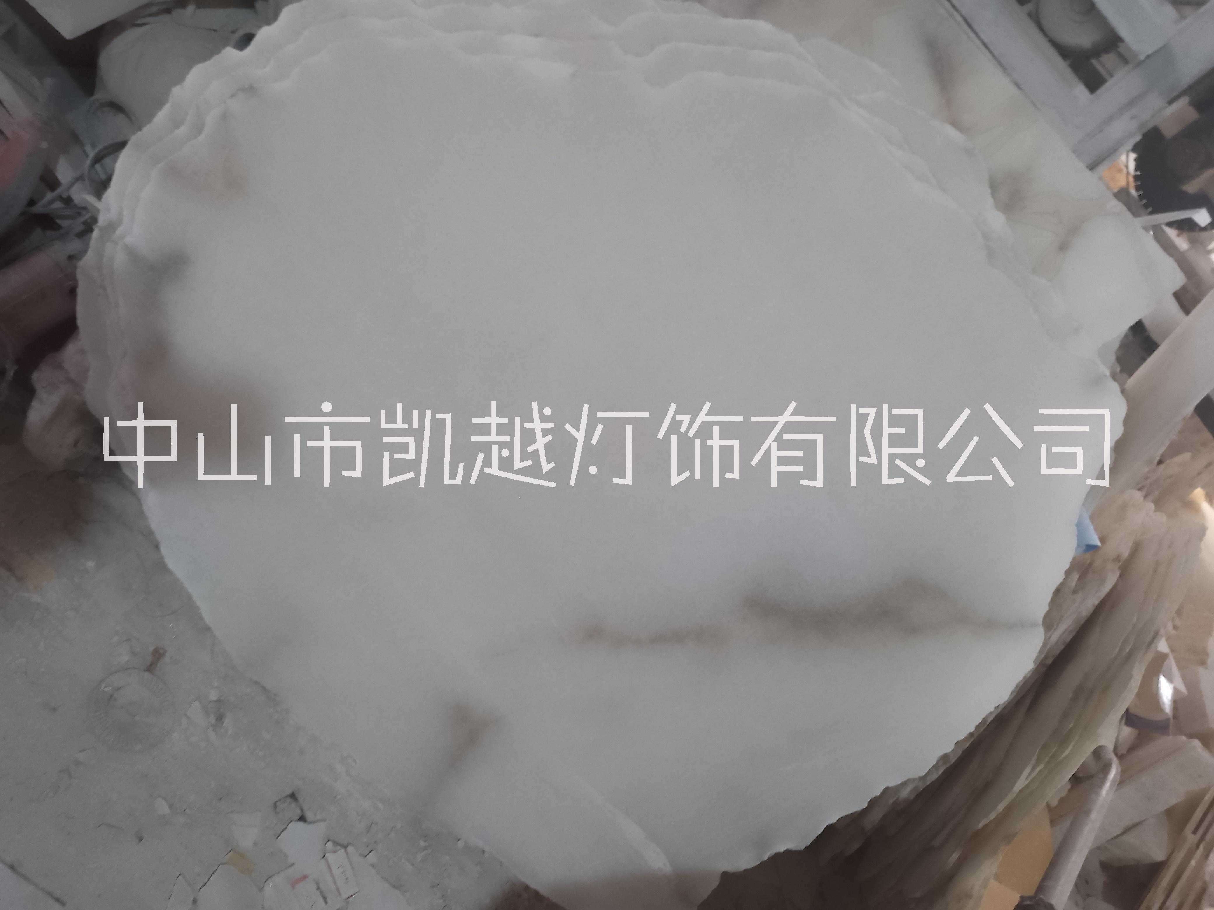 天然云石板材 西班牙雪花石灯罩 三面四面五面盒云石灯罩定做