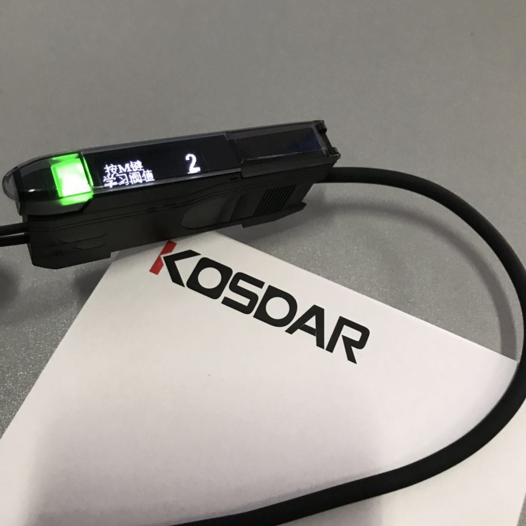 广东广东现货KOSDAR数显中文光纤放大器FX-300C光纤传感器