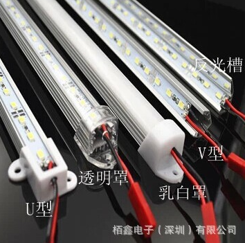 广东深圳厂家批发12V 5050LED硬灯条 手机珠宝展柜超高亮72灯珠LED硬灯带