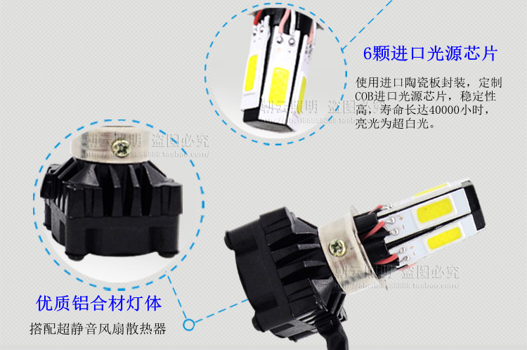 电动车灯泡 电动车灯泡摩托车led前大 电动车灯泡摩托车led前大灯泡