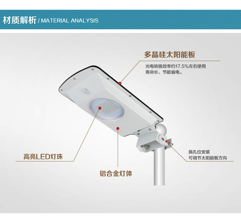 广东中山厂家直销智光可定制户外照明智能路灯公园小区智能户外照明智能路灯