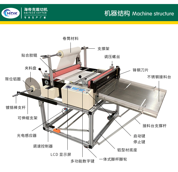 广东东莞双面胶离型纸覆膜裁切机/离型膜eva背胶裁切/橡胶3m胶贴合裁断机