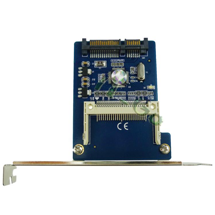 供应CF转SATA硬盘转接卡 带挡条 2.5寸