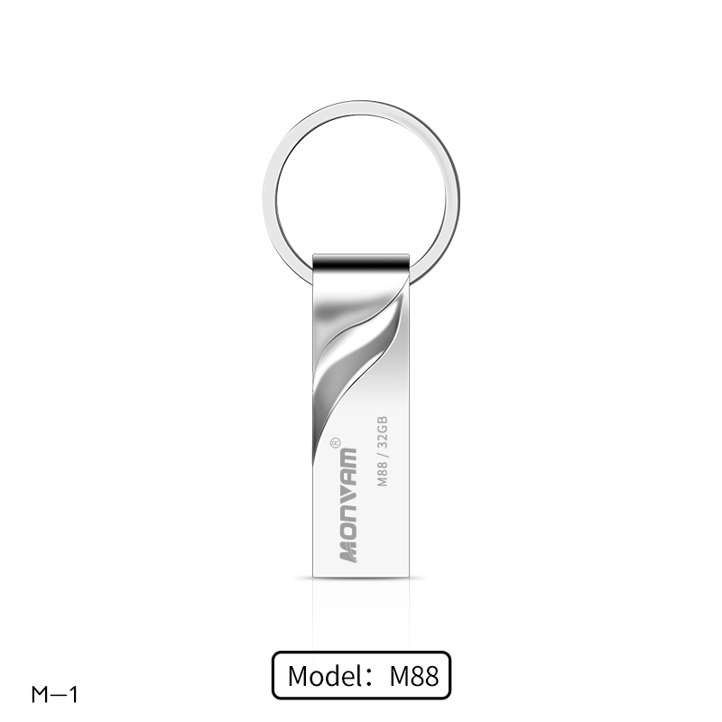 米诺威M88 U盘高速闪存USB2.0车载电脑两用商务优盘学习办公必备闪存盘