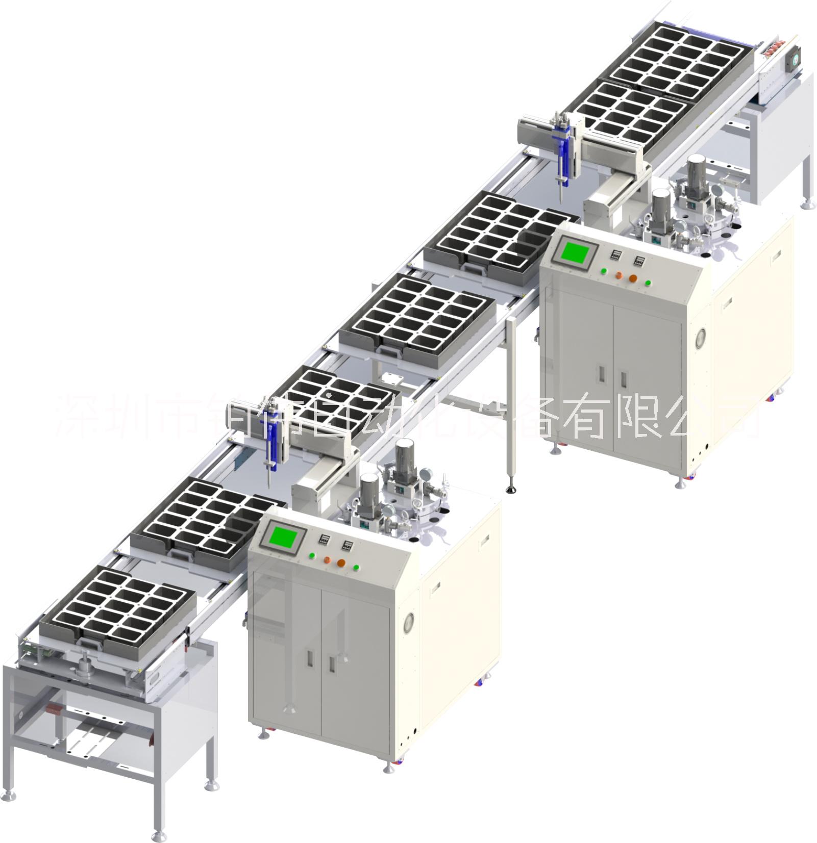 广东深圳悬臂式机械手6米单层灌胶流水线 电源防水灌胶线灌胶生产线