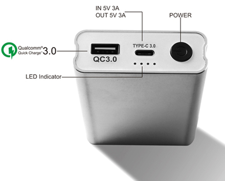 广东广东供应Type-Cqc3.0移动电源、qc3.0快充、qc3.0旅充、qc3.0应急充