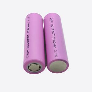 广东深圳厂家供应 18650锂电池 耐高温电池85° 3.6V2000mAh 照明灯 具仪器仪表 应急电源