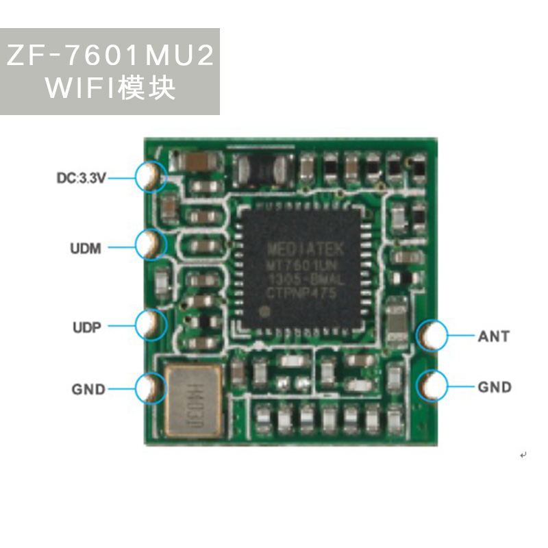 供应MT7601邮票孔wifi模组