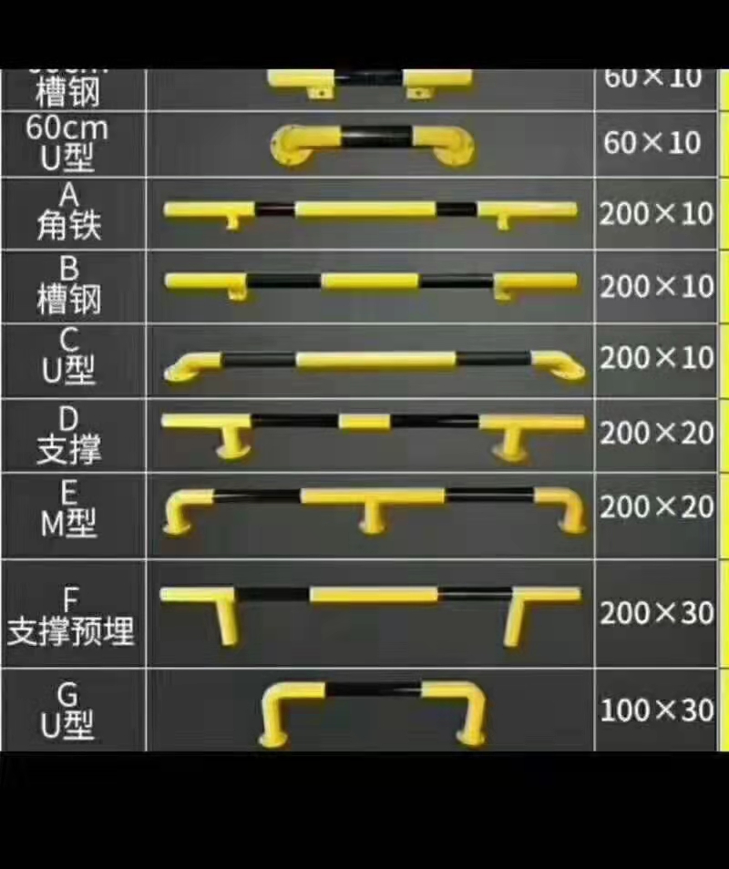 河南郑州定制钢管挡车杆 U型预埋钢管挡车器停车场地下车库钢管定位器限位器铁倒车挡车杆