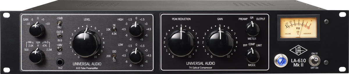 北京北京Universal Audio LA-610 Mk II 真空电子管话筒/乐器/线路前置放大器/均衡器/光学压缩器/电子