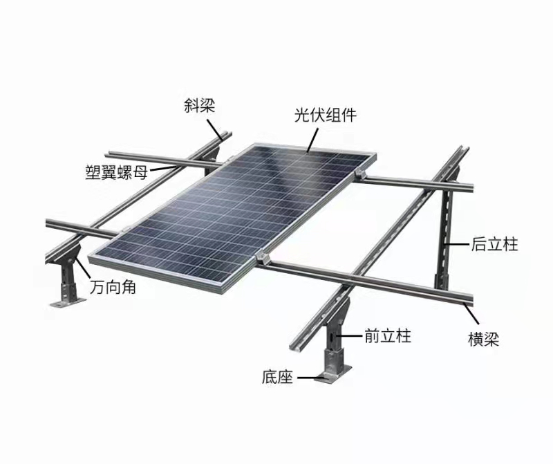 光伏支架及全套配件 易达光伏支架及全套配件 41*41*2.0*2.3*2.5 41*52*2.0*2.3*2.5