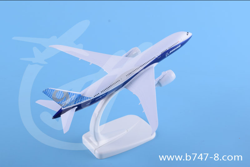 广东广东飞机模型B787-9波音原型机金属静态航模摆件促销广告礼品收藏玩具18cm