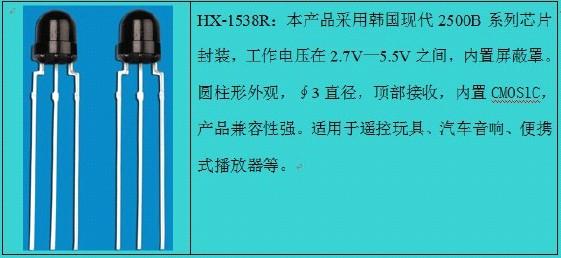 广东深圳供应遥控玩具用接收头草帽型遥控接收头