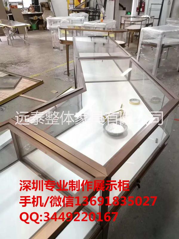 广东广东深圳制作不锈钢电镀珠宝展示柜