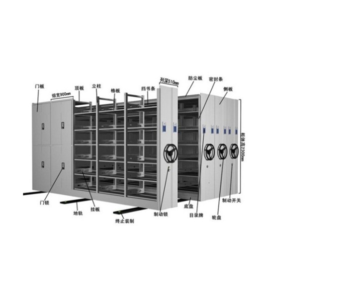广东广东贵州电动文件柜多少钱-贵州电动文件柜-【宙衡密集架】