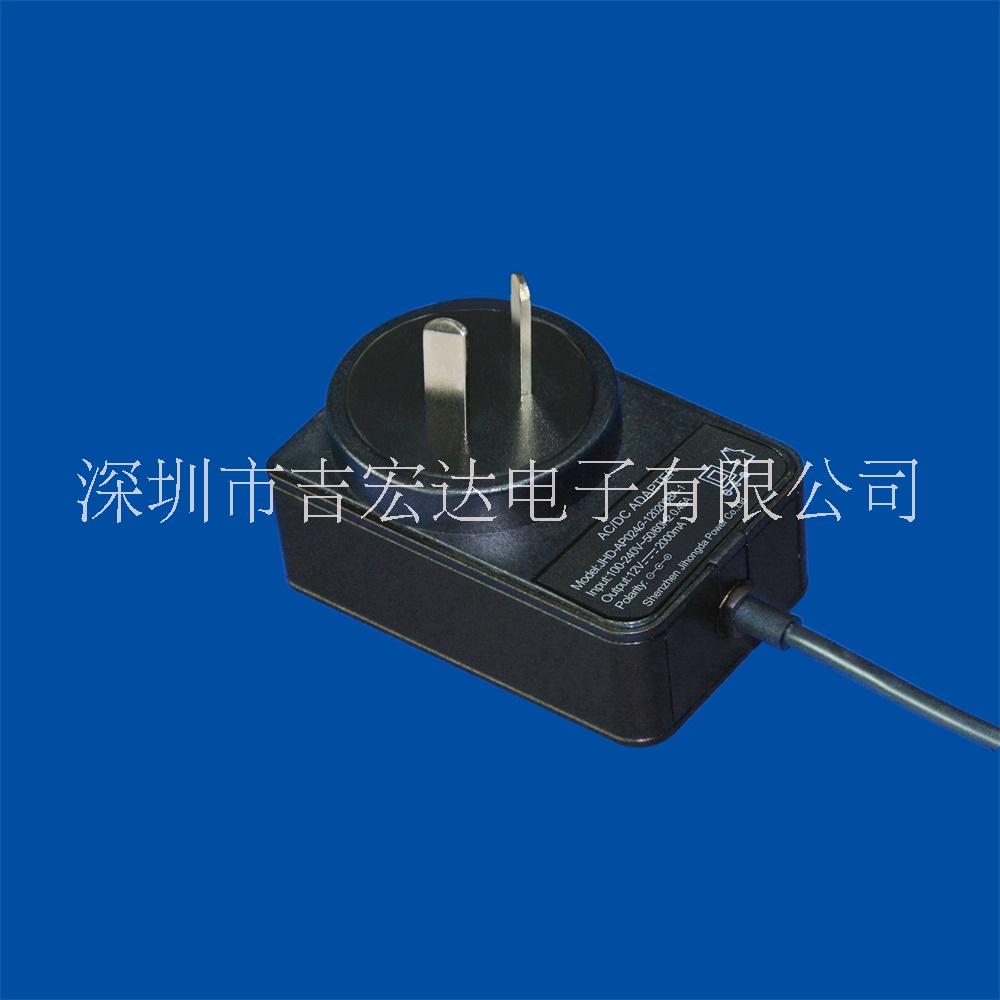 广东深圳阿根廷S-MARK认证12V2A墙插型电源适配器